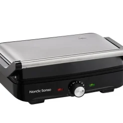 Best Nordic Sense Paninigrill 1600 watt Stål/Sort