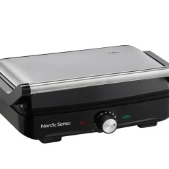 Best Nordic Sense Paninigrill 1600 watt Stål/Sort