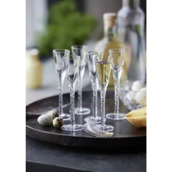 Online Lyngby Glas Paris Snapseglas 6 stk. Klar