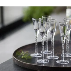 Online Lyngby Glas Paris Snapseglas 6 stk. Klar
