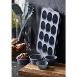 Hot By Tareq Taylor Pecan Muffinform 6 stk. Indigo