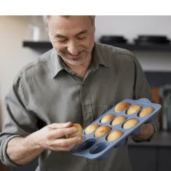 Discount By Tareq Taylor Pecan Muffinform til 12 stk. Indigo