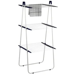 Sale Leifheit Pegasus Tower 190 Tørrestativ Hvid/Blå