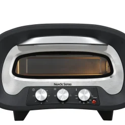 Online Nordic Sense Pizzaovn elektrisk 2200 watt Sort/S&oslash;lv