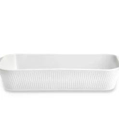 Sale Pillivuyt Plissé Fad dybt Hvid