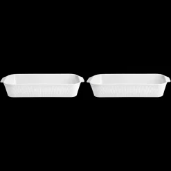 Hot Pillivuyt Plissé Fadsæt dybt 2 stk. Hvid