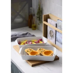 Hot Pillivuyt Plissé Fadsæt dybt 2 stk. Hvid