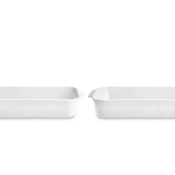 Hot Pillivuyt Plissé Fadsæt dybt 2 stk. Hvid