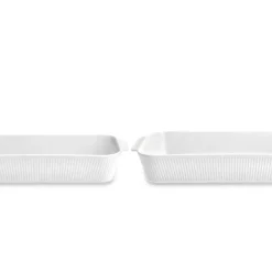 Hot Pillivuyt Plissé Fadsæt dybt 2 stk. Hvid