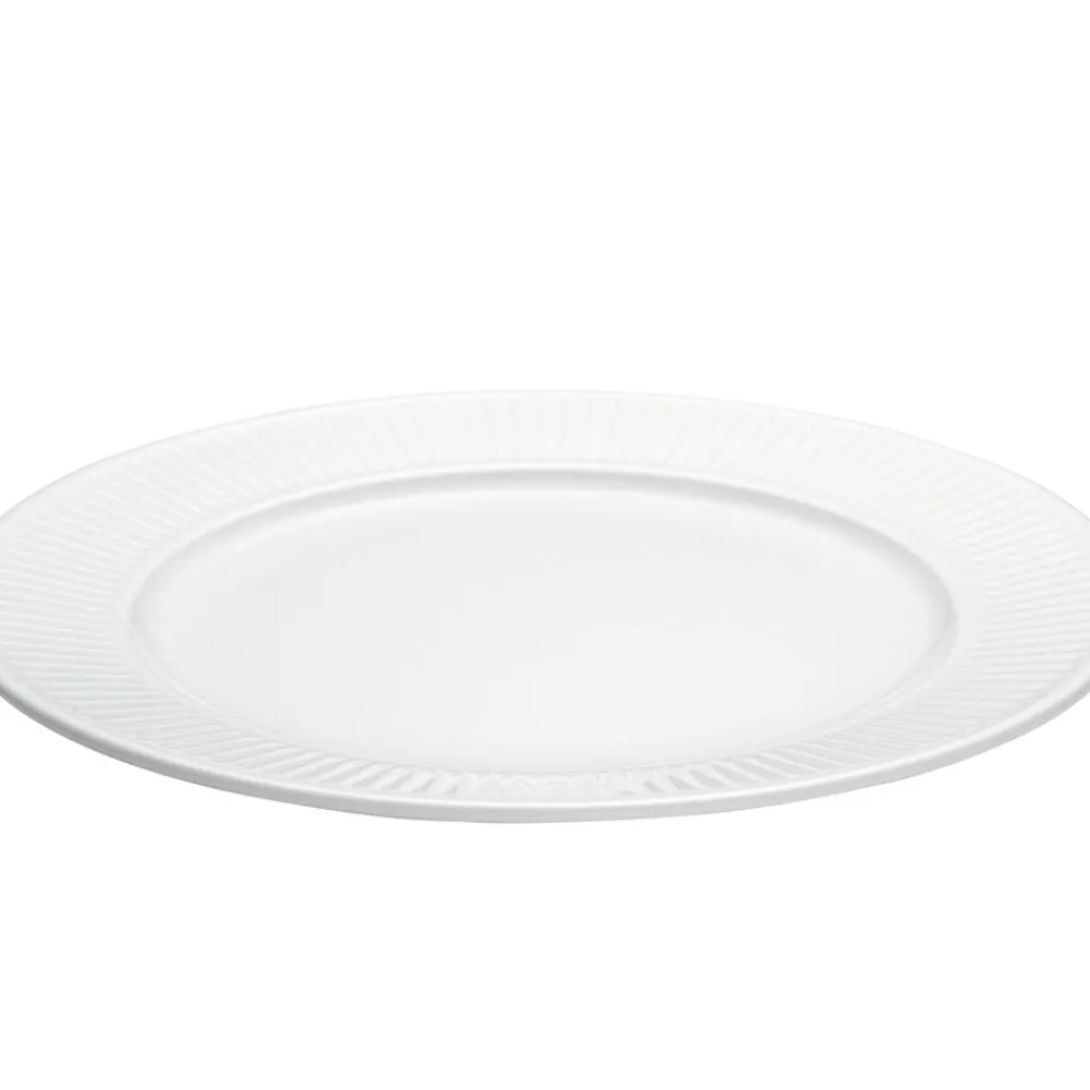 Sale Pillivuyt Plissé Tallerken flad Hvid