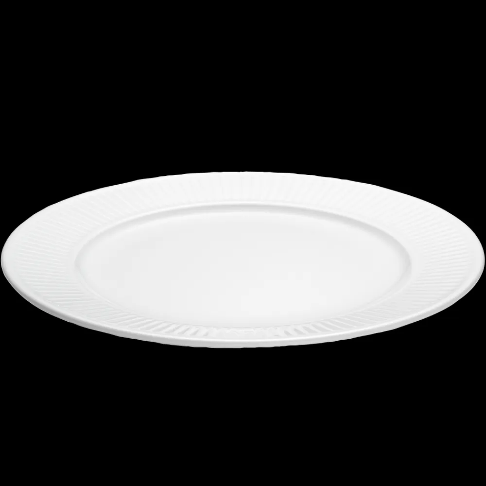 Sale Pillivuyt Plissé Tallerken flad Hvid