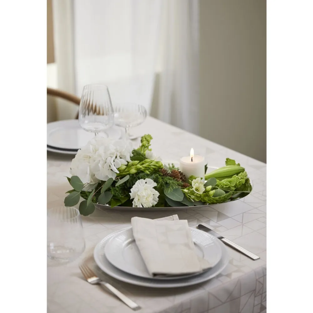 Sale Pillivuyt Plissé Tallerken flad Hvid