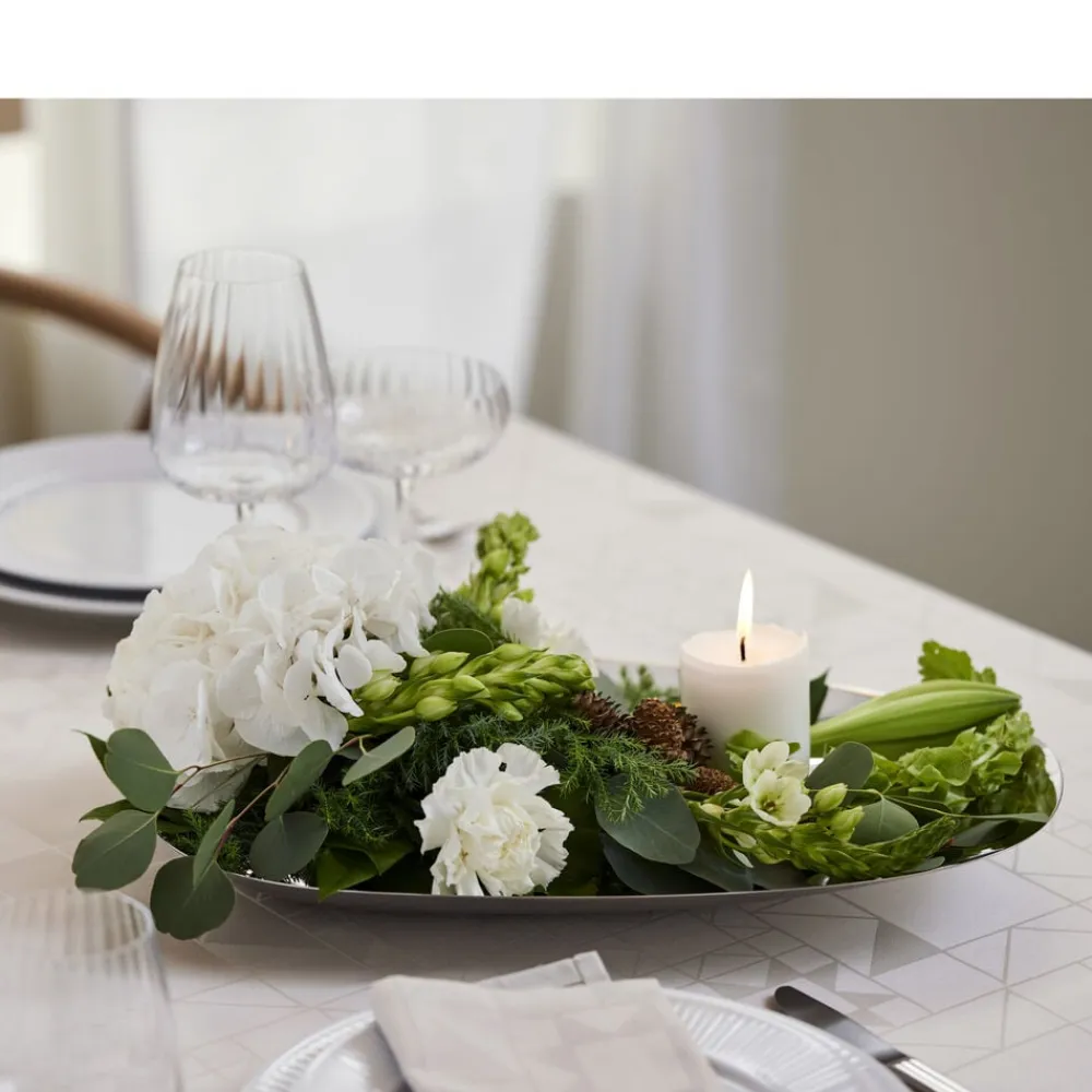 Sale Pillivuyt Plissé Tallerken flad Hvid