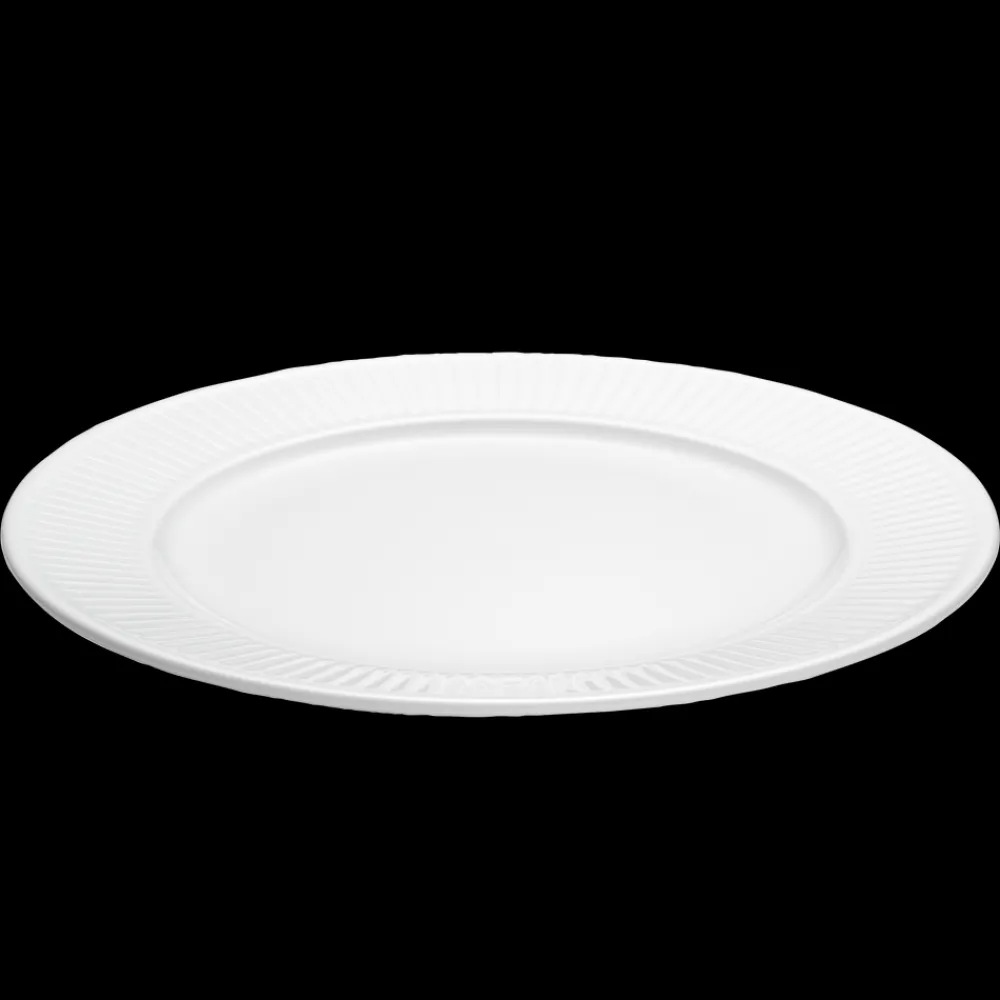 Sale Pillivuyt Plissé Tallerken flad Hvid