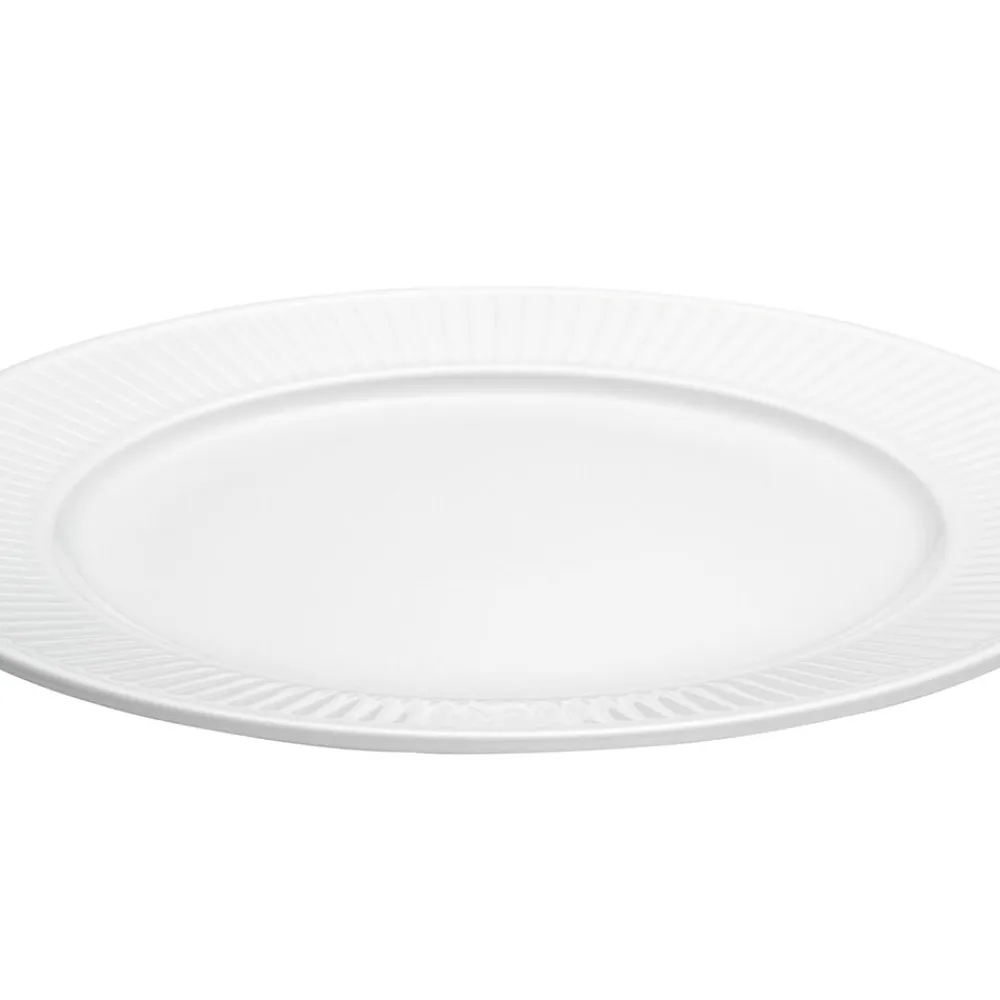 Sale Pillivuyt Plissé Tallerken flad Hvid