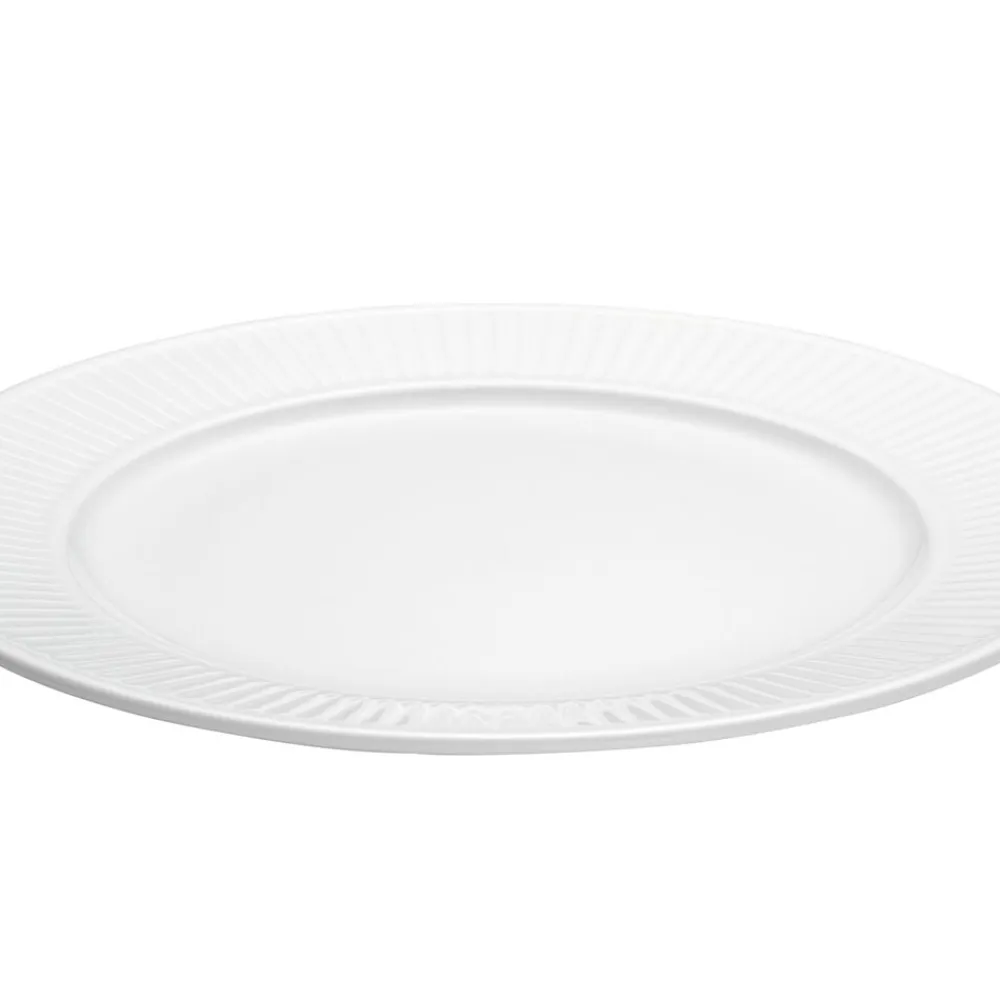 Sale Pillivuyt Plissé Tallerken flad Hvid