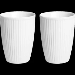 Pillivuyt Plissé Termokrus 2 stk. Hvid