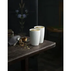 Pillivuyt Plissé Termokrus 2 stk. Hvid