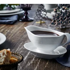 Hot Pillivuyt Plissé Underskål/fad nr. 6 Hvid