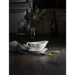 Hot Pillivuyt Plissé Underskål/fad nr. 6 Hvid