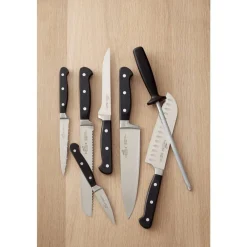 Outlet Lion Sabatier International Pluton Knivsæt 7 dele Stål/Sort