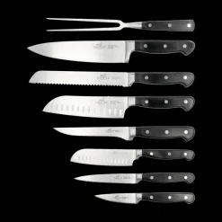 Sale Lion Sabatier International Pluton Knivsæt 8 dele Stål/Sort