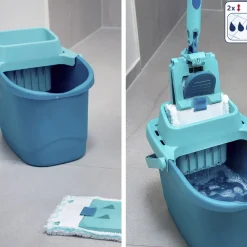 Clearance Leifheit Power Clean M Gulvspand Turkis