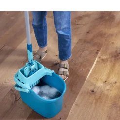 Clearance Leifheit Power Clean M Gulvvaskersæt Turkis