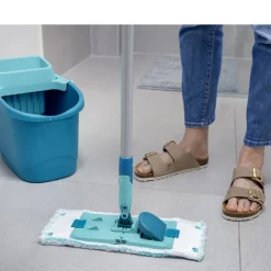 Clearance Leifheit Power Clean M Gulvvaskersæt Turkis