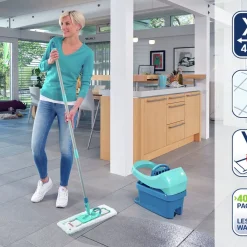 Sale Leifheit Profi Compact Gulvvasker micro duo Hvid/Gr&oslash;n