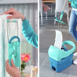 Sale Leifheit Profi Compact Gulvvasker micro duo Hvid/Gr&oslash;n