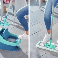 Sale Leifheit Profi Compact Gulvvasker micro duo Hvid/Gr&oslash;n