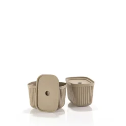 New Zone Denmark Pulp Opbevaringsboks 2 stk. Natural Brown