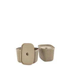 New Zone Denmark Pulp Opbevaringsboks 2 stk. Natural Brown