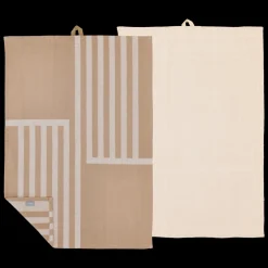 Online Södahl Reflection Viskestykke 2 stk. Warm Taupe