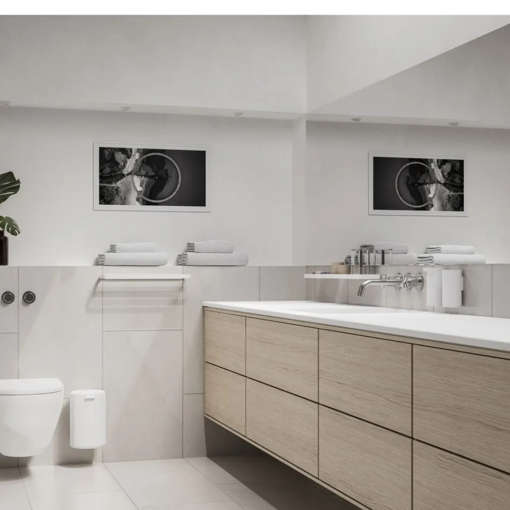 New Zone Denmark Rim Håndklædestang White