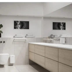 Hot Zone Denmark Rim Toiletspand til væg White