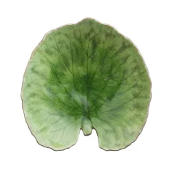 Outlet Costa Nova Riviera Tallerken åkandeblad Gr&oslash;n/Gr&oslash;n