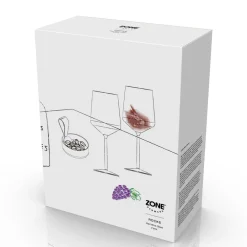 Clearance Zone Denmark Rocks Rødvinsglas 2 stk. Klar