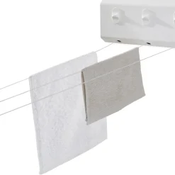 Online Leifheit Rollfix Triple 150 Longline Vægmonteret tørrestativ Hvid