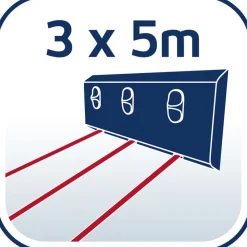 Online Leifheit Rollfix Triple 150 Longline Vægmonteret tørrestativ Hvid