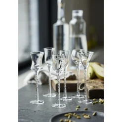 New Lyngby Glas Rom Snapseglas 6 stk. Klar
