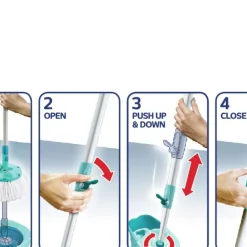 Online Leifheit Rotation Disc Ergo Gulvvaskersæt Gr&oslash;n