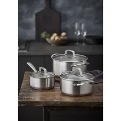 Outlet Pillivuyt Gourmet Roya Kasserolle med glaslåg Stål