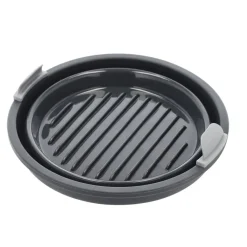 HOLM Rund Silikoneform til airfryer Grå