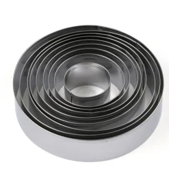 Online Blomsterbergs Rund Udstikkersæt 9 stk. Metal