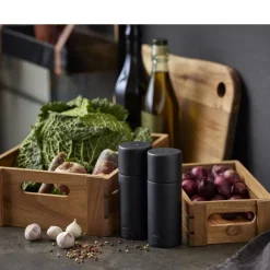 HOLM Salt- og peberkværnsæt Sort