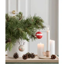 Hoptimist Santa Claus Bumble Juleophæng 2 stk. Red