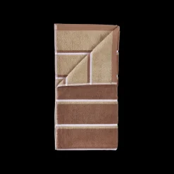 Clearance Zone Denmark Sauna Badehåndklæde Terracotta/Camel/Lupine