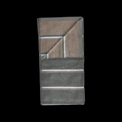 Hot Zone Denmark Sauna Badehåndklæde Olive Green/Taupe/Blue Fog